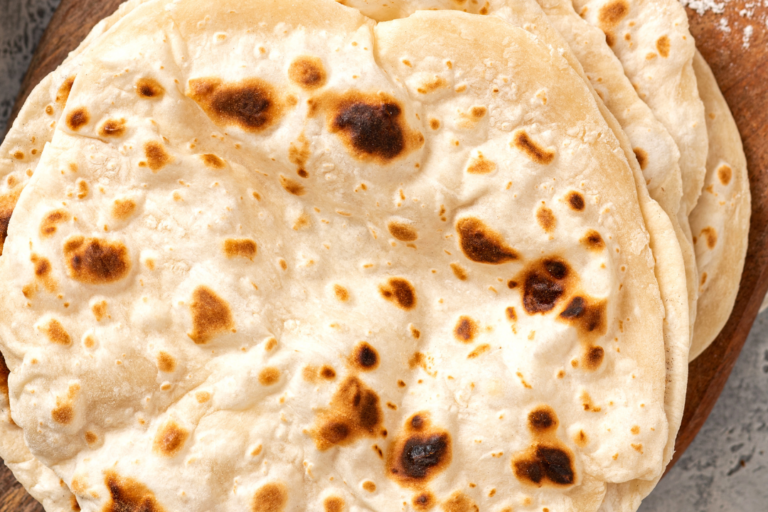 Flatbread met Sticky Tempeh