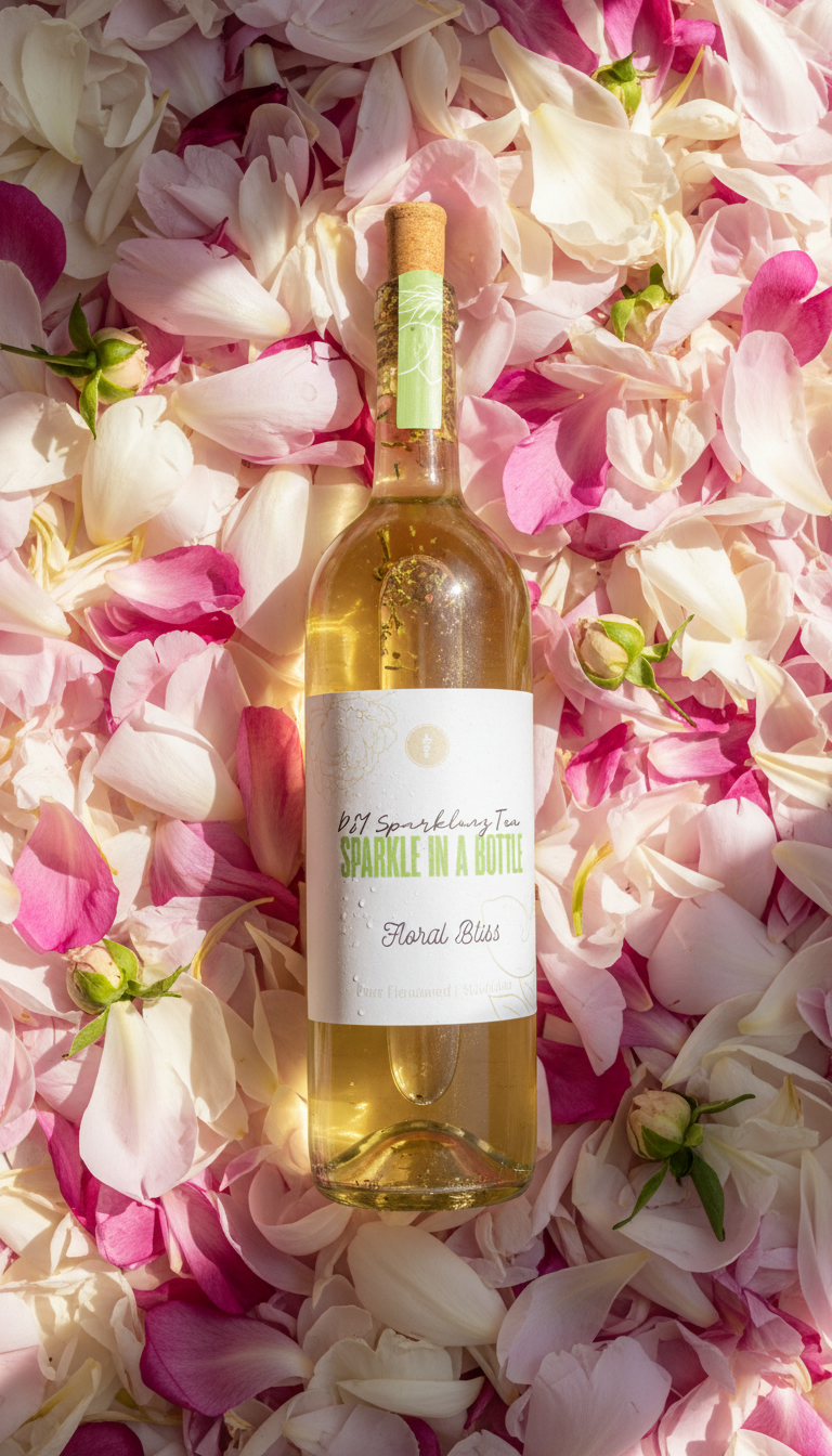 DIY Sparkling Tea Floral Bliss