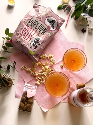 Roze kerstpakket