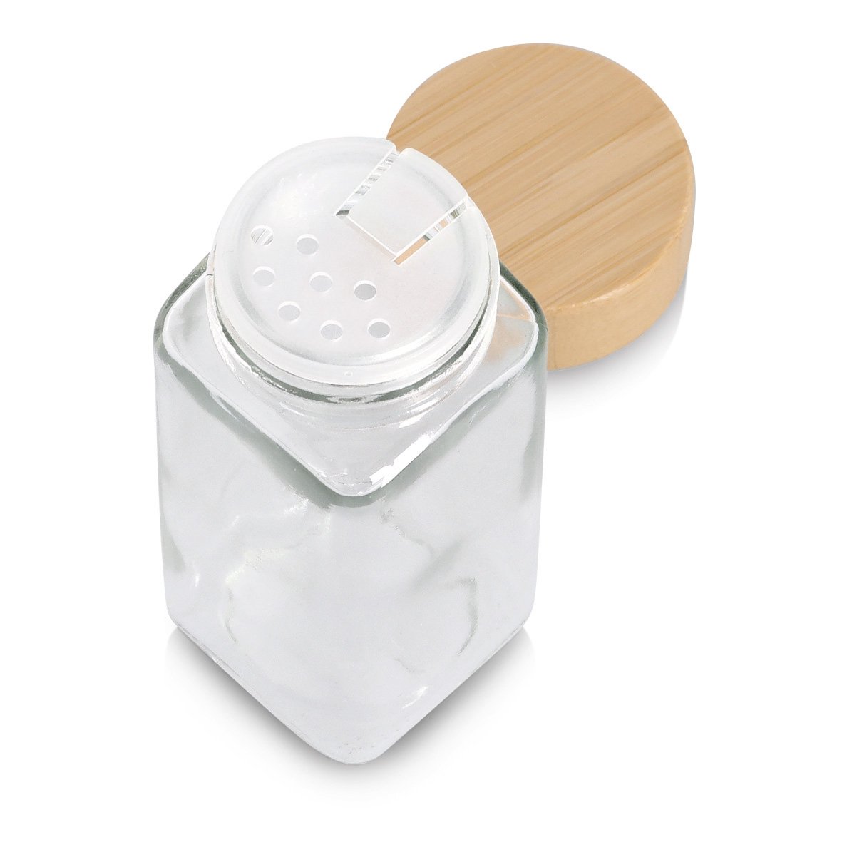 Kruidenpotje met Bamboe Deksel - 120ml - Afbeelding 2
