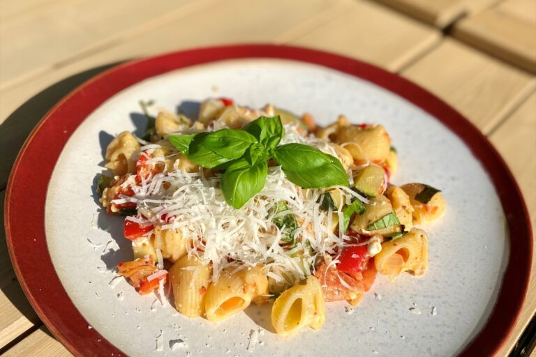 Romige Bruschetta Pasta 2 Bruschetta Pasta